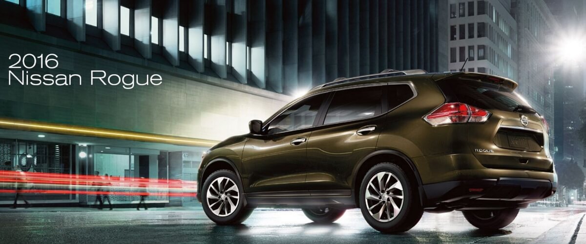2016 Nissan Rogue in the night city